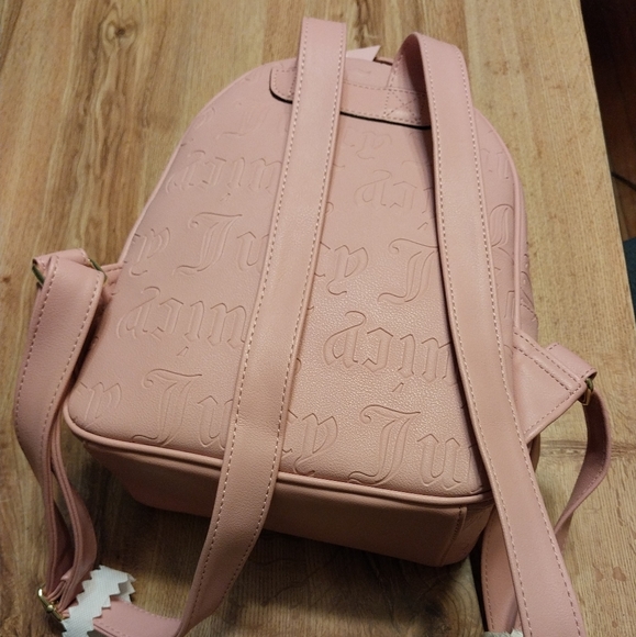 NEW Juicy Couture Deboss Taffy Pullout Pouch Backpack - Picture 7 of 11